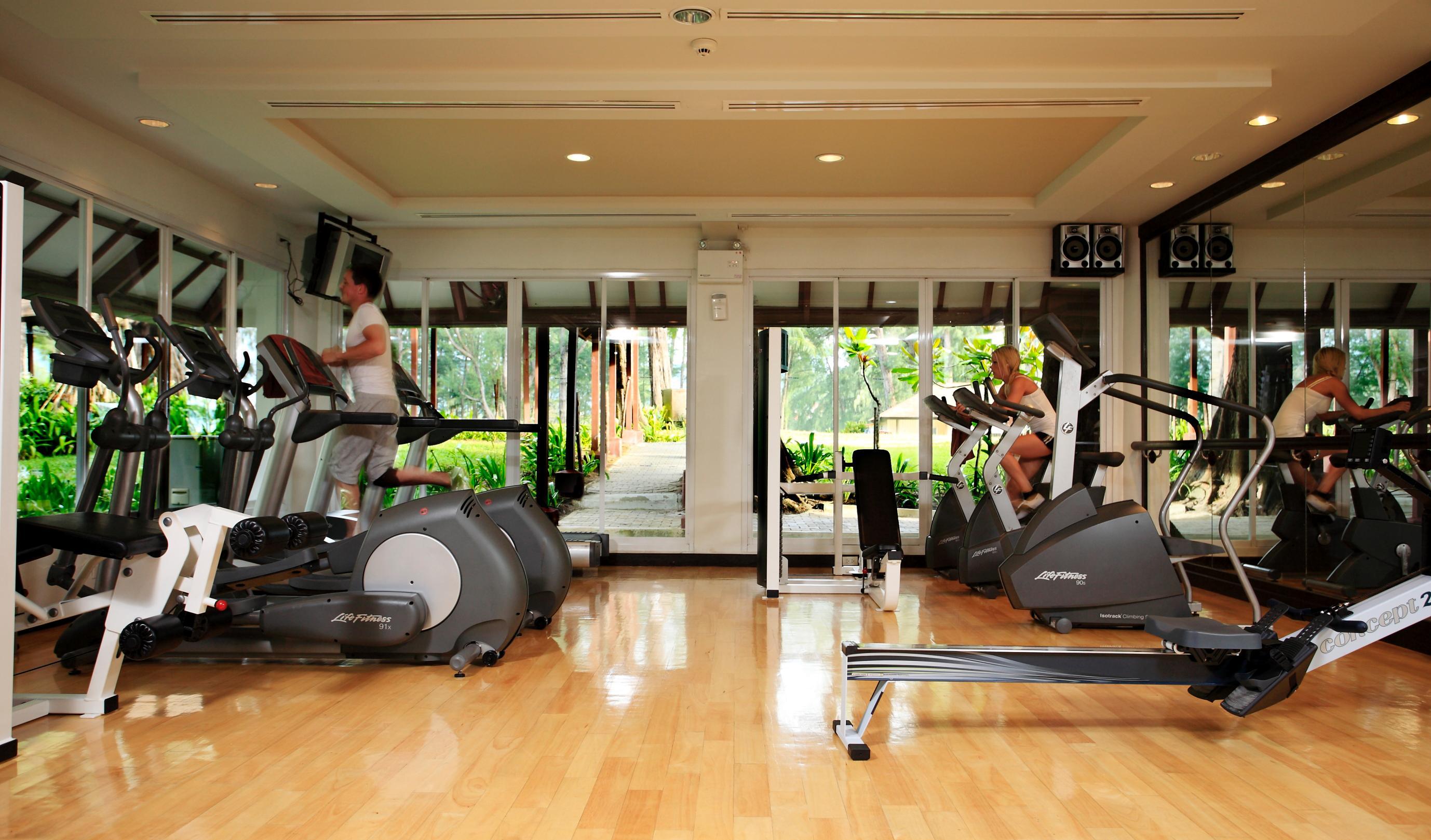 Dusit Thani Laguna Phuket Bãi biển Bang Tao Ngoại thất bức ảnh A gym at a hotel